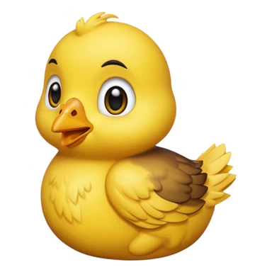 🐣 cet emoji avc un poussin noir sticker