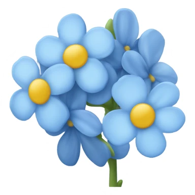 Forget-me-nots sticker