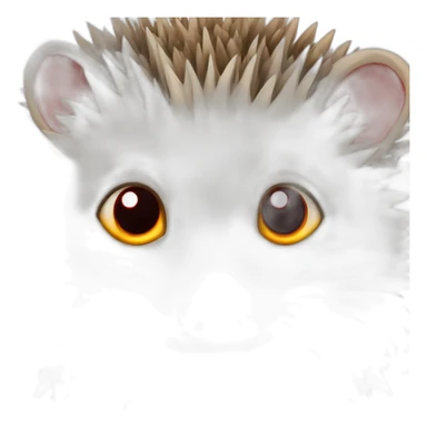 Hedgehogs with red crosses in their eyes sticker