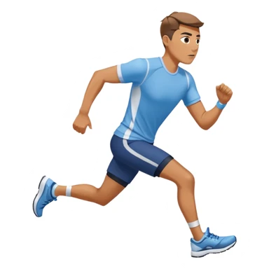 Man running after hyundai ionic sticker