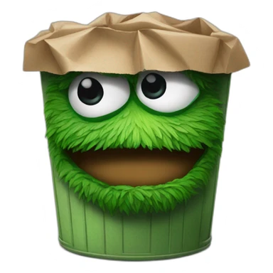 Oscar the grouch sticker