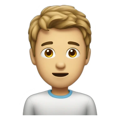 suprised person sticker