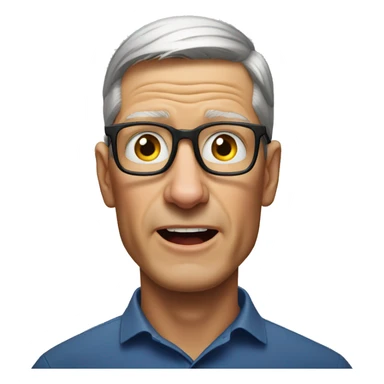 tim cook is terrified sticker