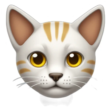 gato musculoso con chaleco tactico sticker