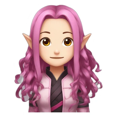 Nezuko demon slayer sticker