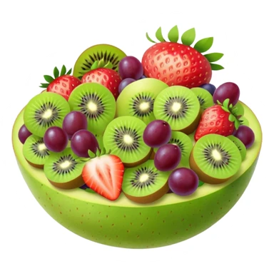 vegetarian fruit salad sticker