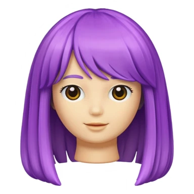wig on toy sticker