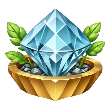 diamond cutting plant sticker