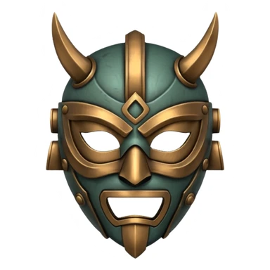 Warrior Battle Mask sticker