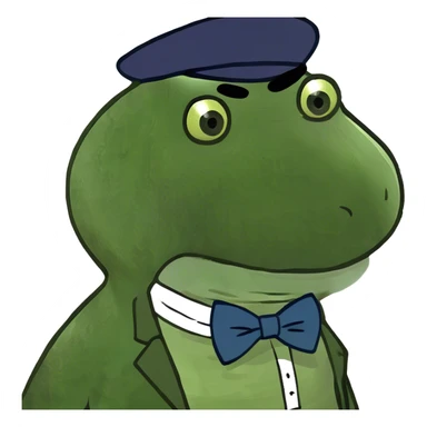 Gator with no tail sticker