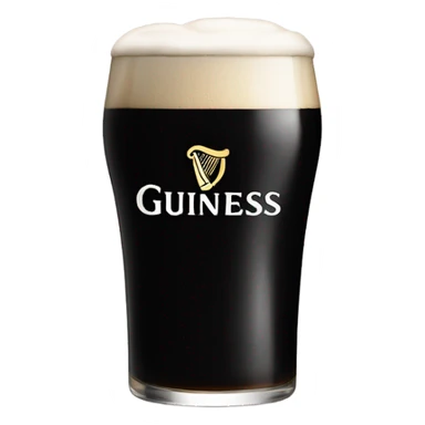 A Royal pint of Guinness Stout  sticker