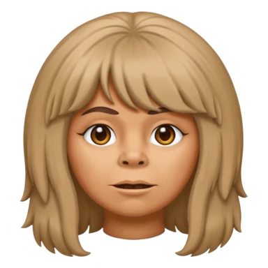 Bigfoot as a sassy woman in a wig  sticker