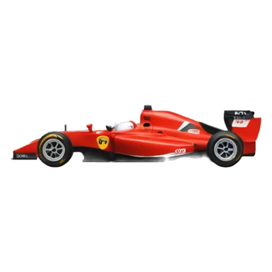 Une voiture formule 1 sticker