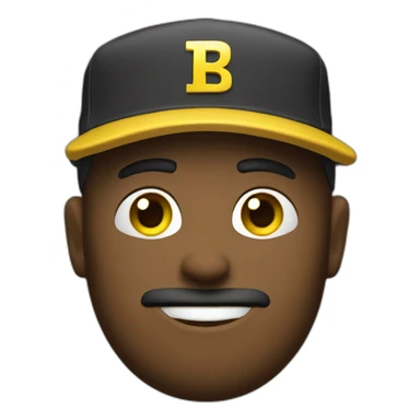 man with yellow "FBI" letters on his cap sticker