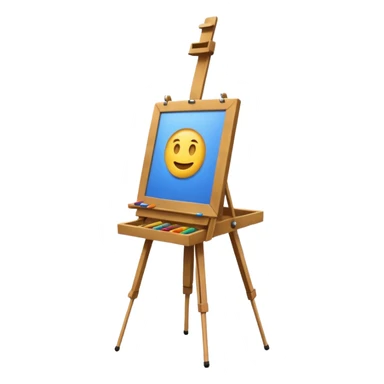 artist easel sticker