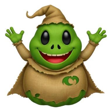 Oogie boogie sticker