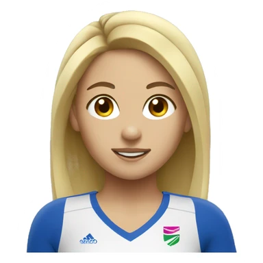 summer olympics girl volleyball sticker