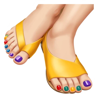 pedicure sticker