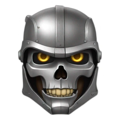 a medieval terminator sticker