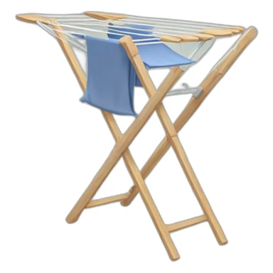 Folding Wing Clothes Dryer sticker