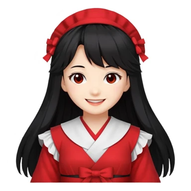 reimu hakurei from touhou project 07 sticker
