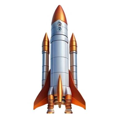  Cinematic Realistic Rocket Launch – A powerful, fiery scene of a massive rocket lifting off, its engines producing a bright, billowing inferno. The metallic body gleams in the sunlight, with intricate paneling and realistic textures bringing out its engineering marvel. Thick clouds of smoke and steam rise as it ascends into the sky. sticker