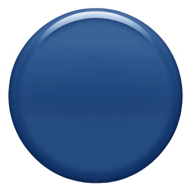 navy blue circle emoji, i want to use it for a message sticker