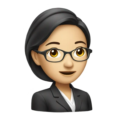 asian business women sticker