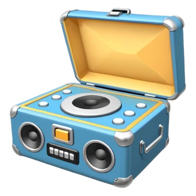 music sound box sticker