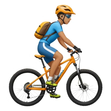 montaña ciclismo sticker