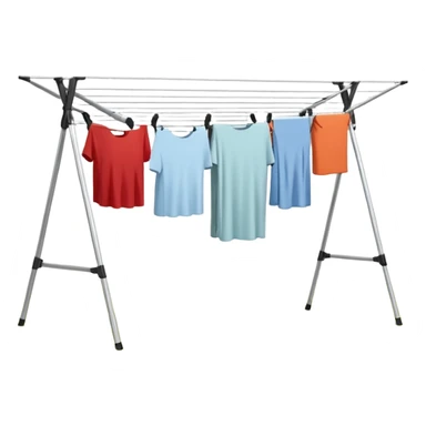 Brabantia Lift-O-Matic Outdoor 4 Arm Clothesline (197 ft/Ø 1.8") Height Adjustable, Folding Clothes Drying Rack sticker