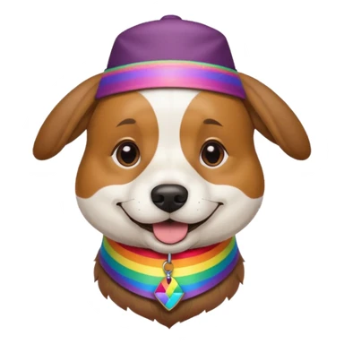Homosexual Jewish dog sticker