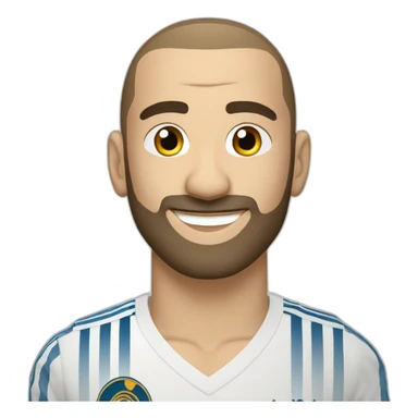 Karim Benzema with Waves sticker