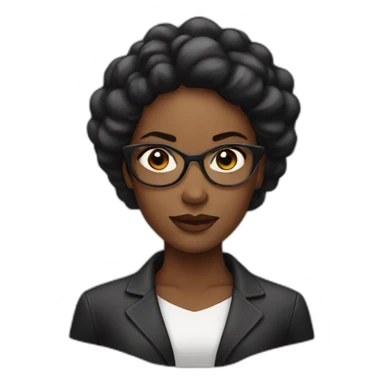 Feminist black power sticker