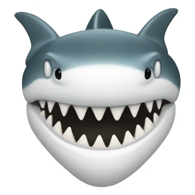 tooth of a shark sticker