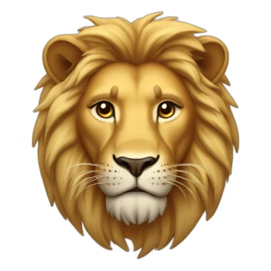 lion cool guy sticker