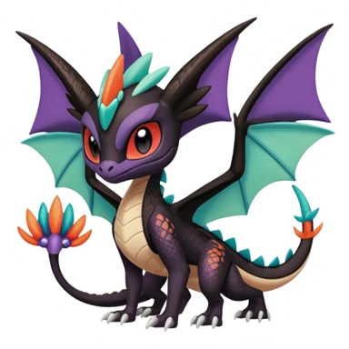 Meloetta-Noivern-Spyro-Toothless-Stitch-Pokémon-Fakémon-creature-hybrid sticker