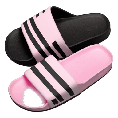 adidas adilettes sandals comfort pink cloud and black sticker
