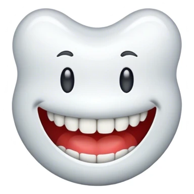 smile with missing tooth sticker
