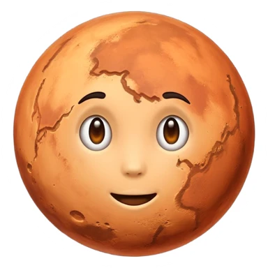 Planet mars  sticker