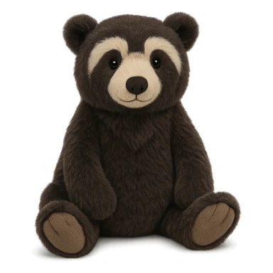 jellycat stuffed plush andean spectacled bear sticker