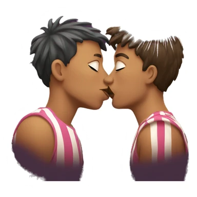 Kiss with fireworks. Crazy looking  sticker