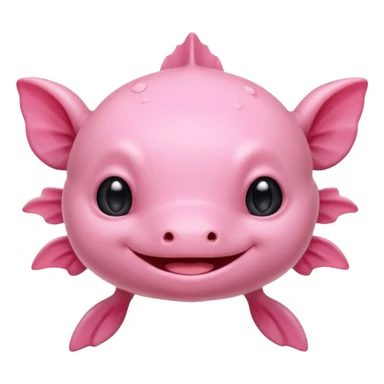 cute axolotl sticker