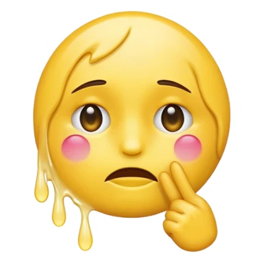 crying emoji with peace sign sticker