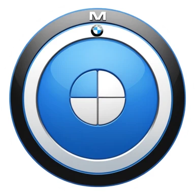 Bmw real logo sticker