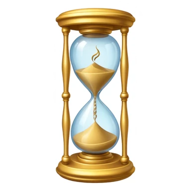 Magical Hourglass for time traveler sticker