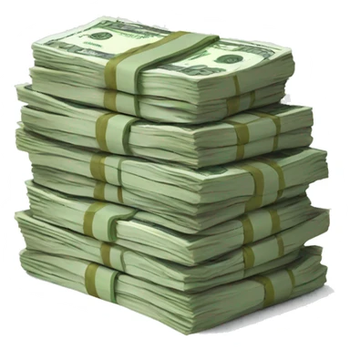 Money stack euro sticker