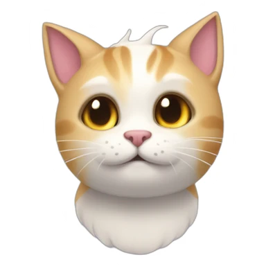 Gato unicornio sticker