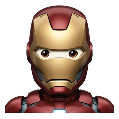 james rhodes black iron man from  from civil war sticker