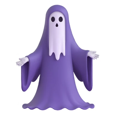 spooky ghost sticker